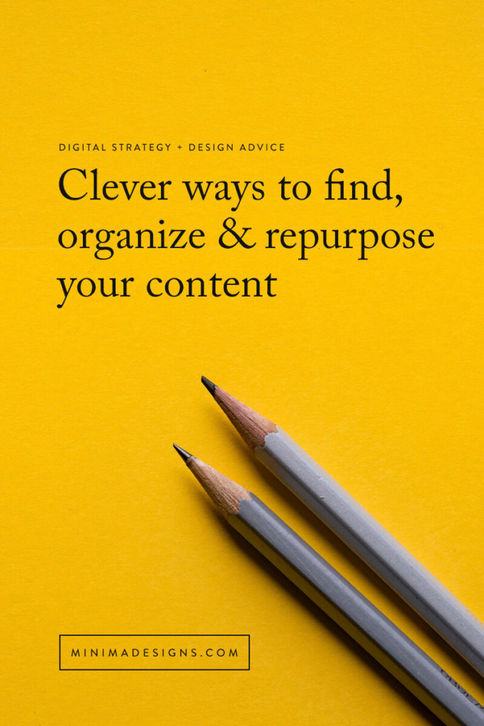 how to repurpose your website content