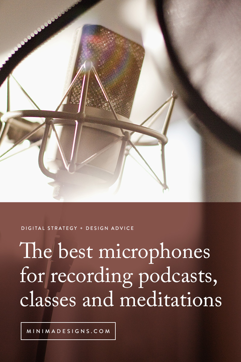 the best microphone to record your podcast or meditation