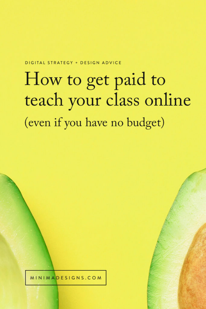how to get paid to teach your class online